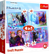 Trefl Puzzle Frozen 2, 4v1 - cena, srovnání