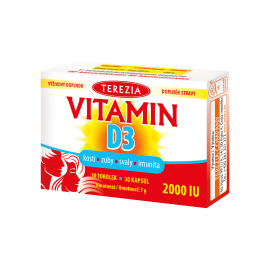 Terezia Company Vitamín D3 2000 IU 90tbl