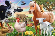 Trefl Puzzle Veselá Farma Zvieratká 60 - cena, srovnání