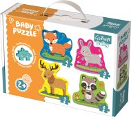 Trefl Puzzle baby Zvieratká v lese 4v1 - cena, srovnání