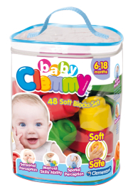 Clementoni Clemmy baby – 48 kociek v plastovom vrecku