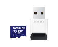Samsung Micro SDXC PRO Plus + USB adaptér UHS-I U3 256GB - cena, srovnání
