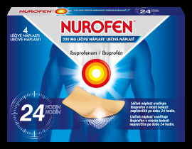 Reckitt Benckiser Nurofen 200mg liečivá náplasť 4ks