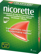 Mcneil Manufacturing Nicorette Invisipatch 25mg/16h 7ks - cena, srovnání