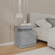 vidaXL Nočný stolík betónovosivý 45x35x52 cm drevotrieska - cena, srovnání
