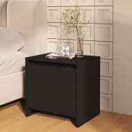 vidaXL Nočný stolík čierny 45x34x44,5 cm drevotrieska - cena, srovnání