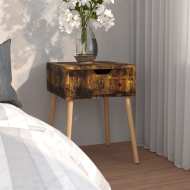 vidaXL Nočný stolík údený dub 40x40x56 cm drevotrieska - cena, srovnání