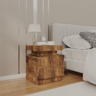 vidaXL Nočný stolík údený dub 45x35x52 cm drevotrieska - cena, srovnání