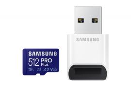 Samsung Micro SDXC PRO Plus + USB adaptér UHS-I U3 512GB