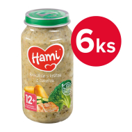 Nutricia Hami Brokolica s morkou a cuketou 6x250g - cena, srovnání