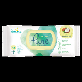 Pampers Vlhčené utierky Coconut Pure 42ks