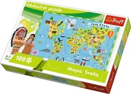 Trefl Edukačné Puzzle Mapa sveta 100 - cena, srovnání