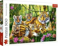 Trefl Puzzle Tigria rodinka 500 - cena, srovnání