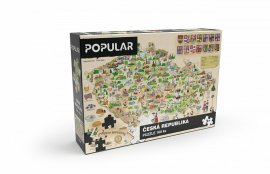 Popular Puzzle - Mapa Českej republiky 160