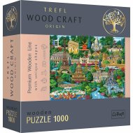 Trefl Drevené puzzle 1000 - Francúzsko - slávne miesta - cena, srovnání