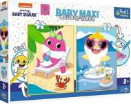 Trefl Puzzle Baby MAXI 2x10 - Baby Shark - cena, srovnání