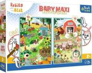 Trefl Puzzle Baby MAXI 2x10 - Deti a Medveď - cena, srovnání