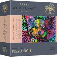 Trefl Drevené puzzle 501 - Farebné šteniatko - cena, srovnání