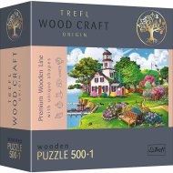 Trefl Drevené puzzle 501 - Letný prístav - cena, srovnání