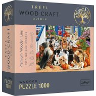 Trefl Drevené puzzle 1000 - Psie priateľstvo - cena, srovnání