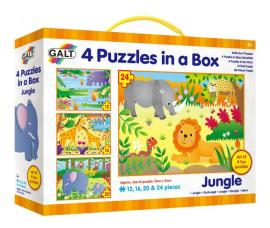 Galt Galt 4 puzzle v krabici - Džungla