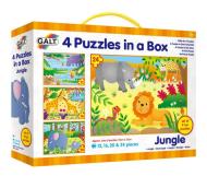 Galt Galt 4 puzzle v krabici - Džungla - cena, srovnání