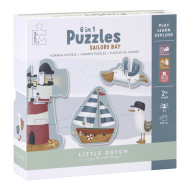 Little Dutch Puzzle 6v1 Námornícký záliv - cena, srovnání