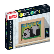 Quercetti Pixel Art 4 Kawaii Panda – mozaika z kolíčkov - cena, srovnání