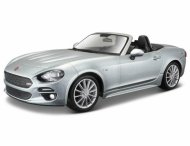 Bburago 1:24 Plus Fiat 124 Spider Metalic Silver - cena, srovnání