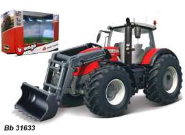 Bburago 1:50 Farm Traktor Massey Ferguson 87405 with front loader