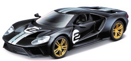 Bburago 1:32 Ford GT 2017 No.2 Heritage Edition