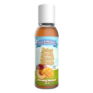 Vince & Michaels Flavored Massage Oil Juicy Peach Sweet Mango 50ml - cena, srovnání