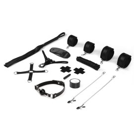 Liebe Seele Bound You Bondage Set Black 12 Pieces