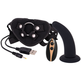 Seven Creations Vibration Dildo Strap-On Remote Control 5"