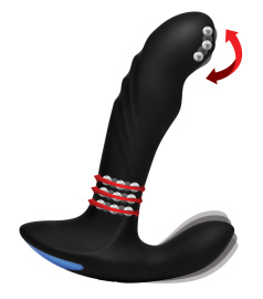 Alpha-Pro 17X P-TRIGASM 3-in-1 Silicone Prostate Stimulator