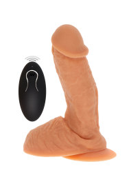 Toy Joy Silicone Vibrating Remote Dildo