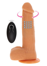 Toy Joy Rotating Beads Vibrating Remote Dildo