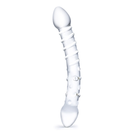 Gläs Double Trouble Glass Dildo