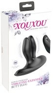 XouXou Remote Controlled Vibrating Expander Butt Plug - cena, srovnání