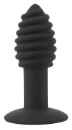 Black Velvet Twist Butt Plug Vibrating - cena, srovnání