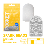 Tenga Pocket Stroker Spark Beads - cena, srovnání