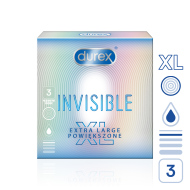 Durex Invisible XL 3ks - cena, srovnání