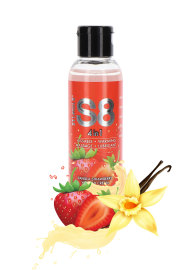 Stimul8 4in1 Dessert Kissable Warming Massage Lubricant Vanilla Strawberry Whipped 125ml