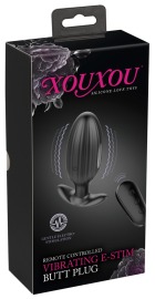 XouXou Remote Controlled Vibrating E-Stim Butt Plug