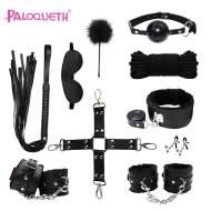 Paloqueth BDSM Bondage Set Black 10 pieces - cena, srovnání