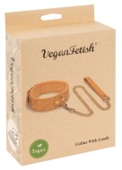 Vegan Fetish Collar with Leash - cena, srovnání
