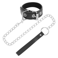 Darkness Black Penis Belt with Leash - cena, srovnání