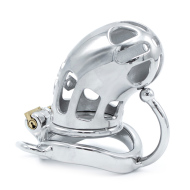 Kiotos Steel Belted Chastity Device with Ball Divider - cena, srovnání