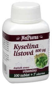 MedPharma Kyselina listová 800mcg 107tbl