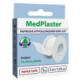 MedPharma MedPlaster Papierová náplasť 5mx1,25cm